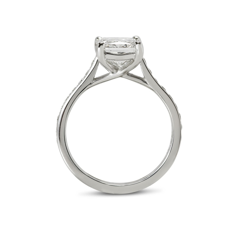 Radiant Shape Diamond Engagement Ring view 5