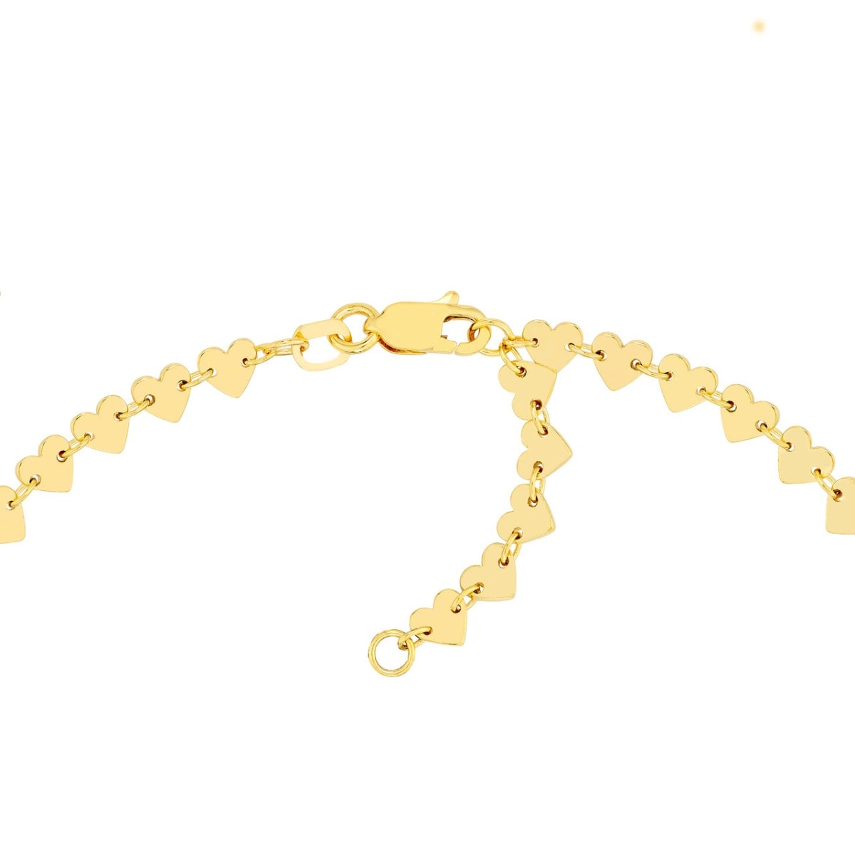 Heart to Heart Gold Anklet view 3