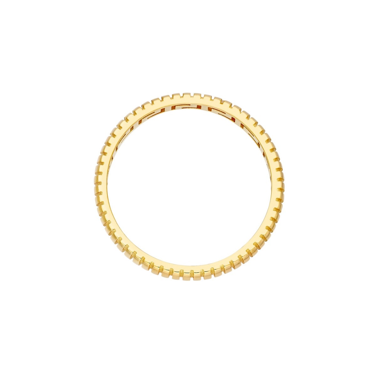 Snake Pattern Gold Band view 4