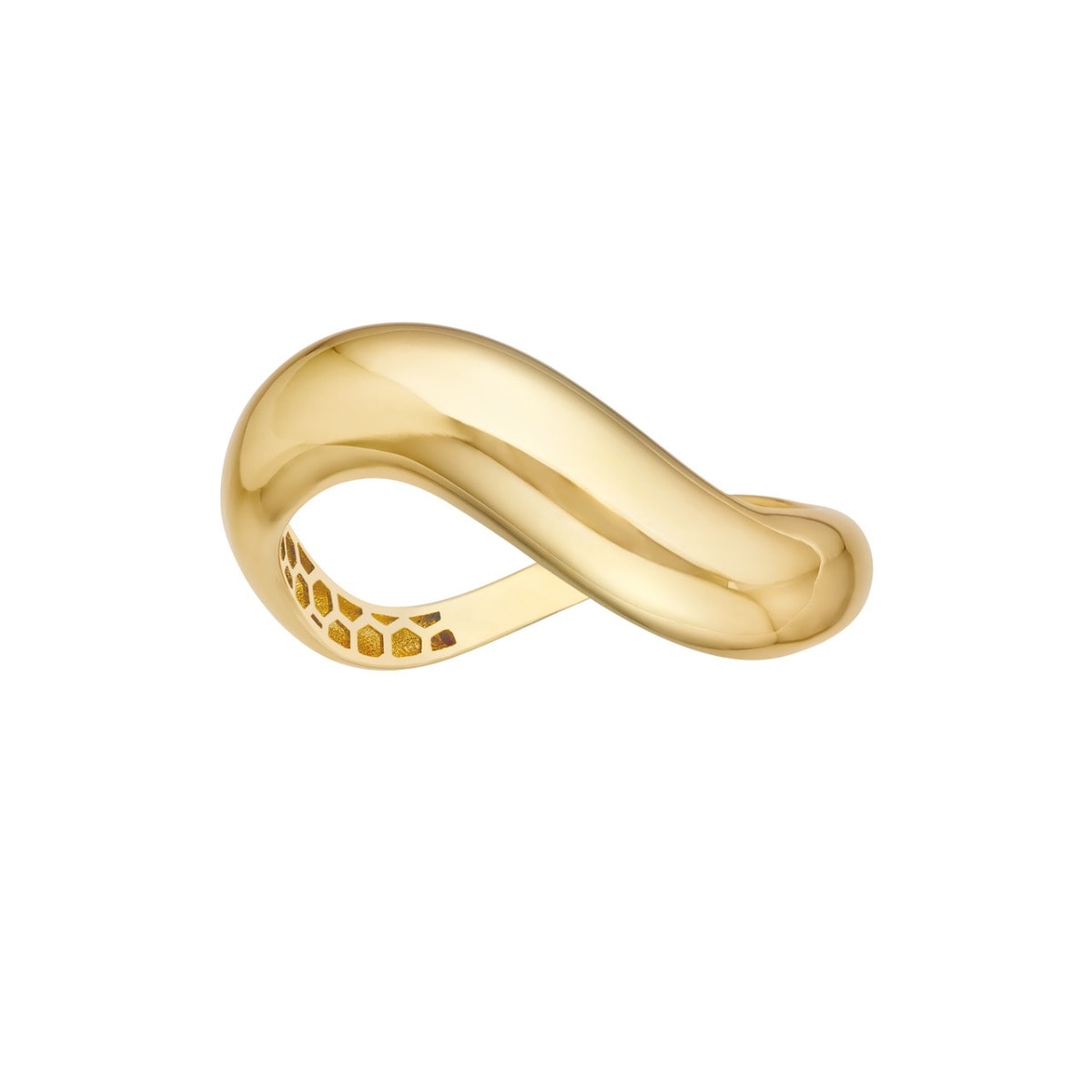 Gold Wave Ring view 3