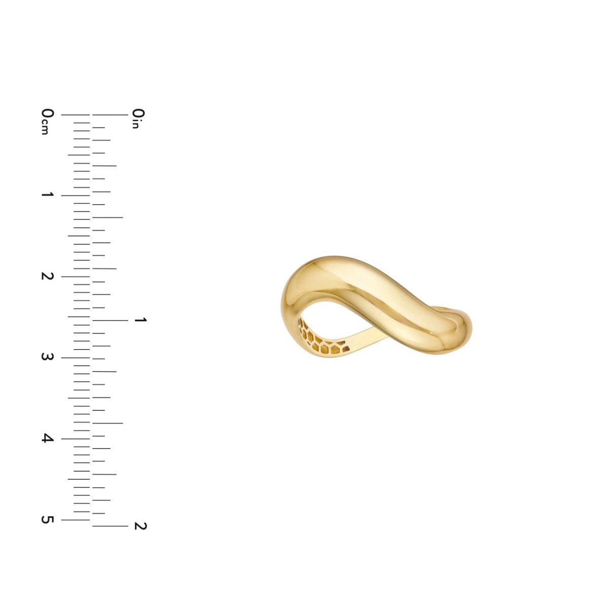 Gold Wave Ring view 5