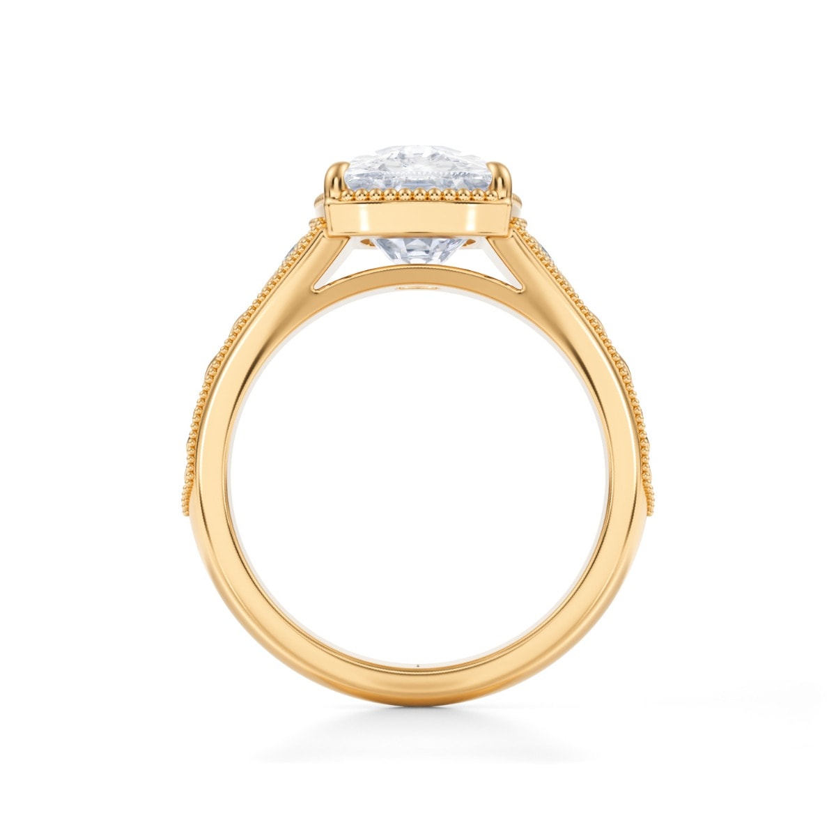 Taylor Swift Old Miner Lab Grown Diamond Engagement Ring view 5
