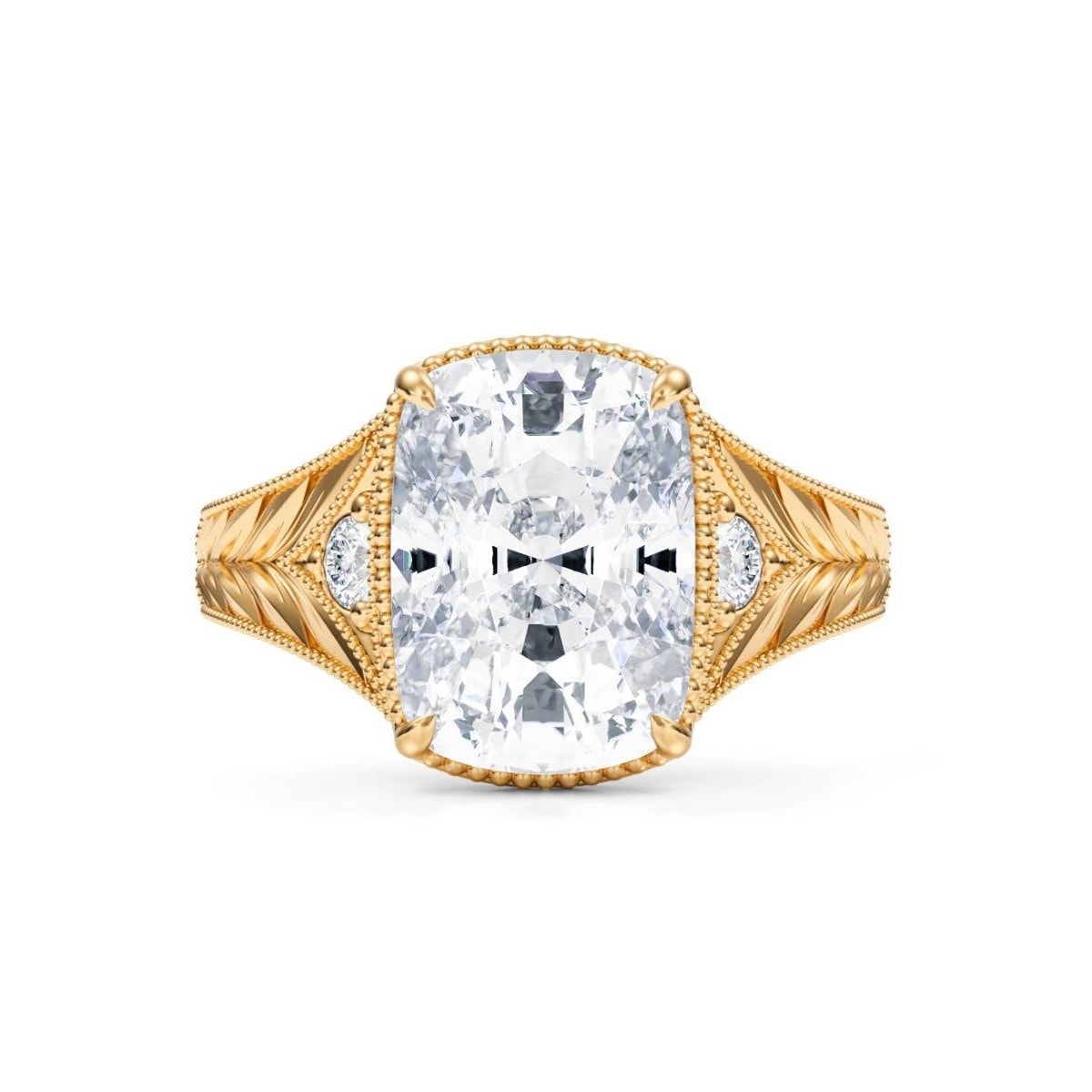 Taylor Swift Old Miner Lab Grown Diamond Engagement Ring view 1