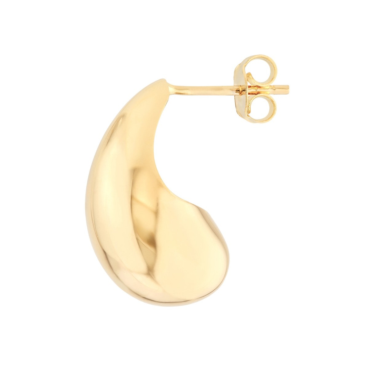 Golden Teardrop Earrings view 4