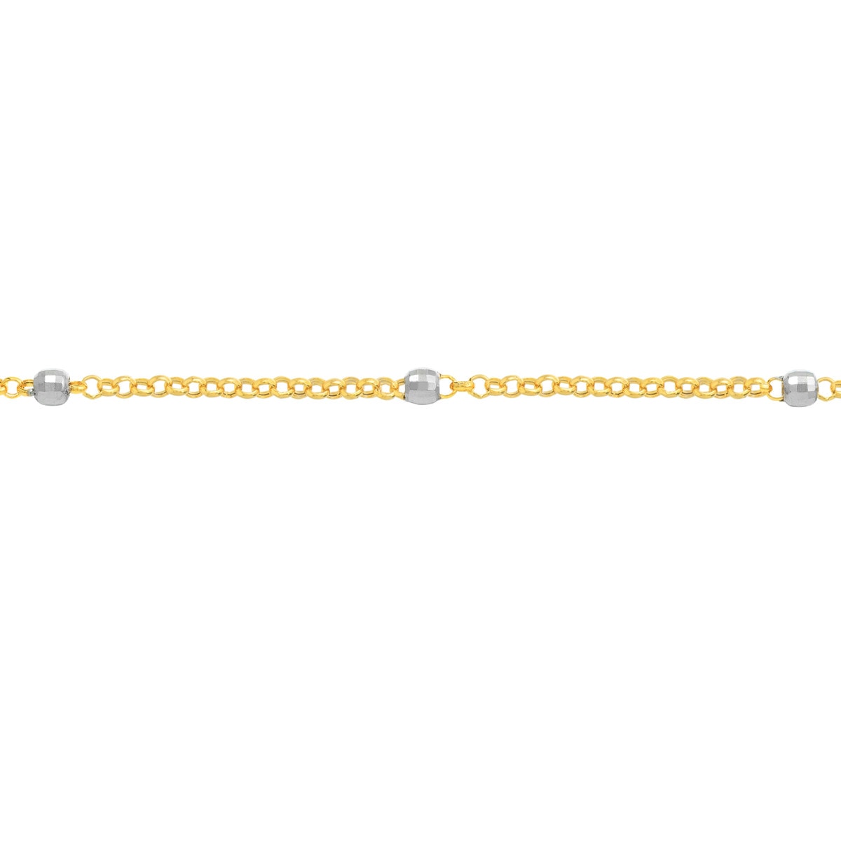 Two-Tone Disco Beads Bracelet view 3