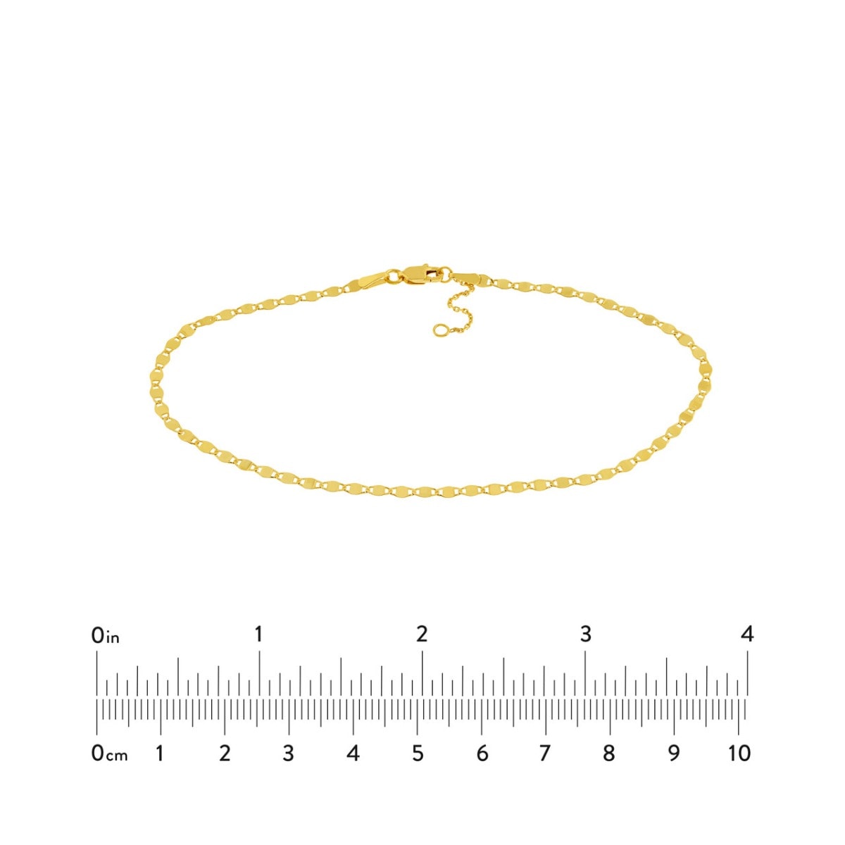 Valentino Gold Chain Adjustable Anklet view 5