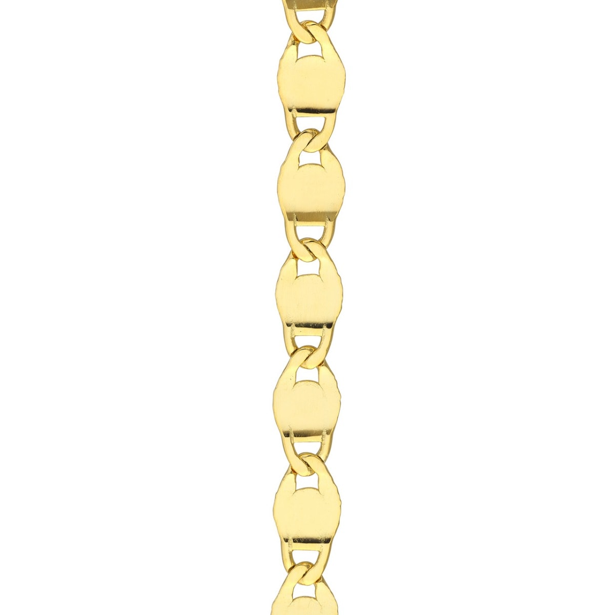 Gold Valentino Chain Drop Earrings view 3
