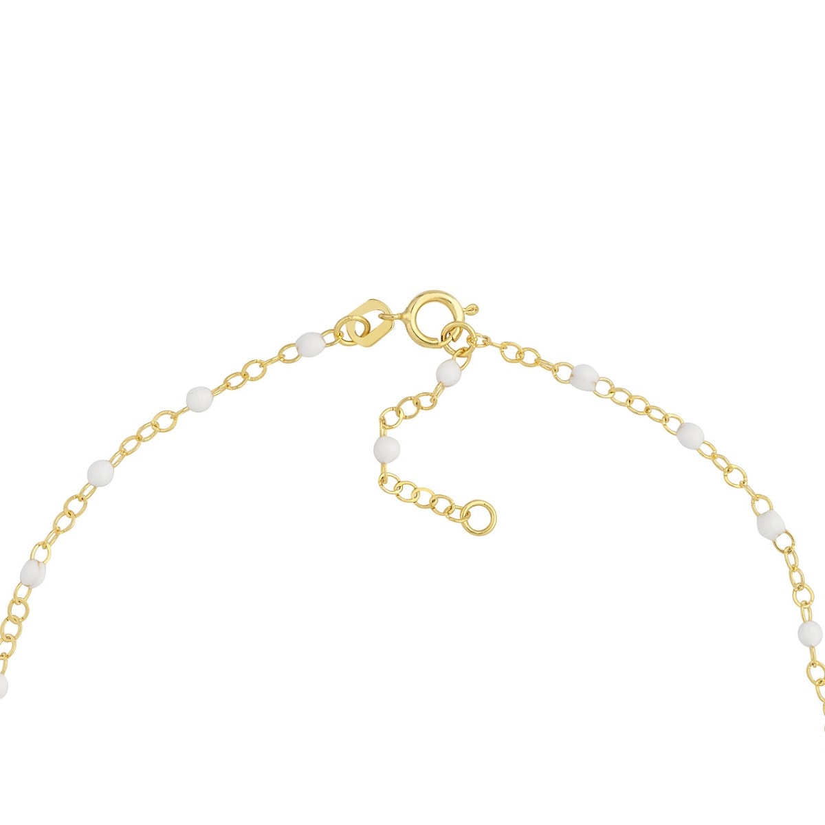White Whisper Gold Necklace view 7