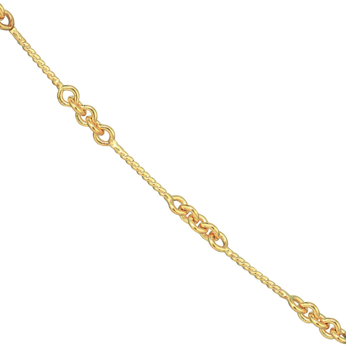 Designer Twist Gold Chain 