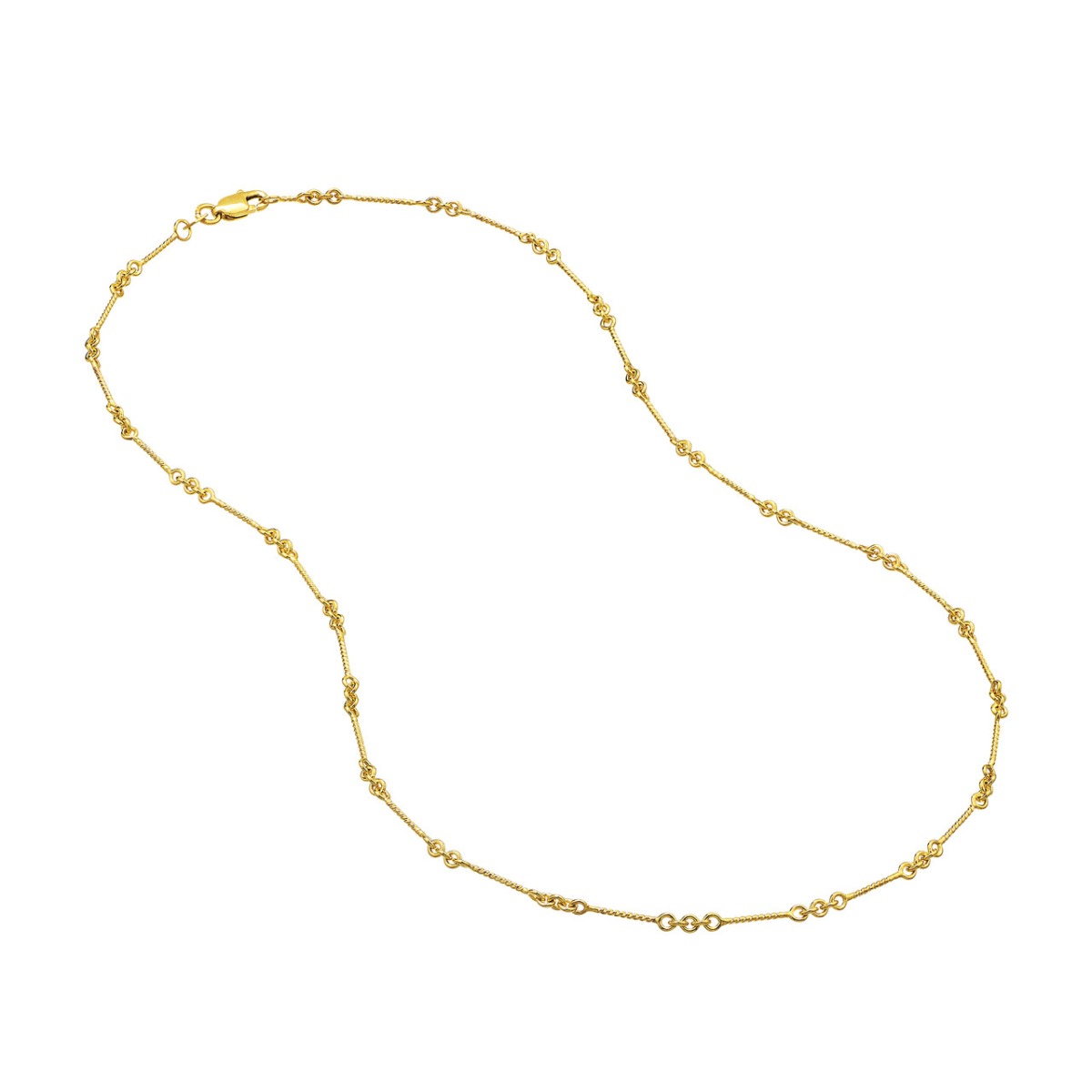 Designer Twist Gold Chain 