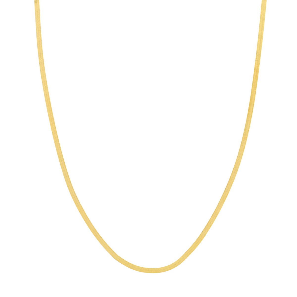 Herringbone Gold Chain 