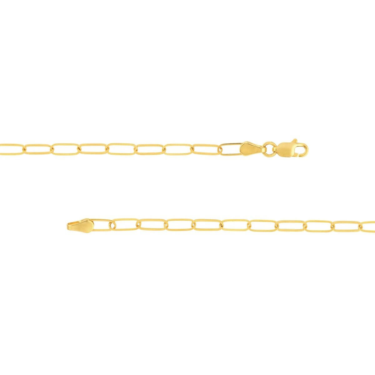 Thick Paper Clip Gold Chain