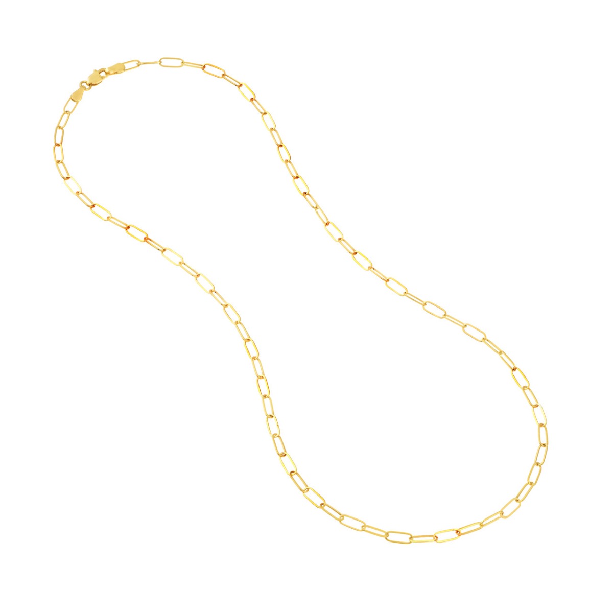 Thick Paper Clip Gold Chain