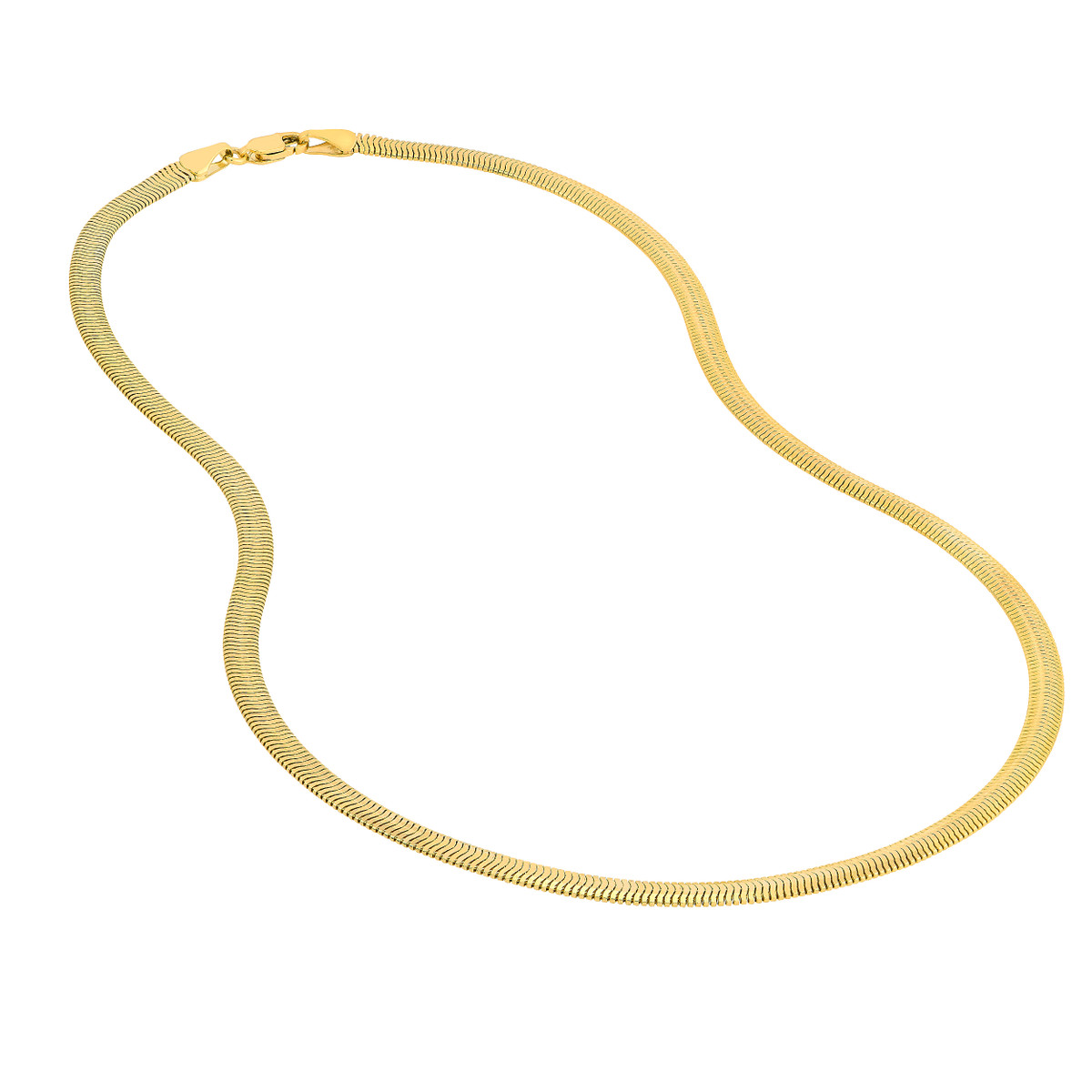 Graceful Snake Gold Chain