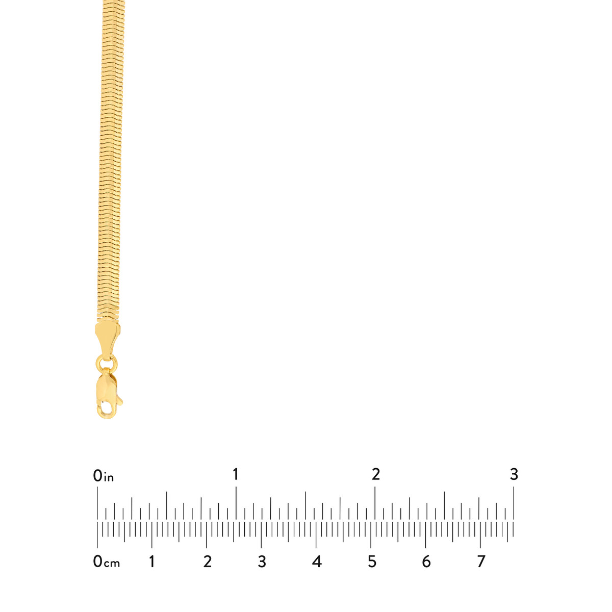 Graceful Snake Gold Chain