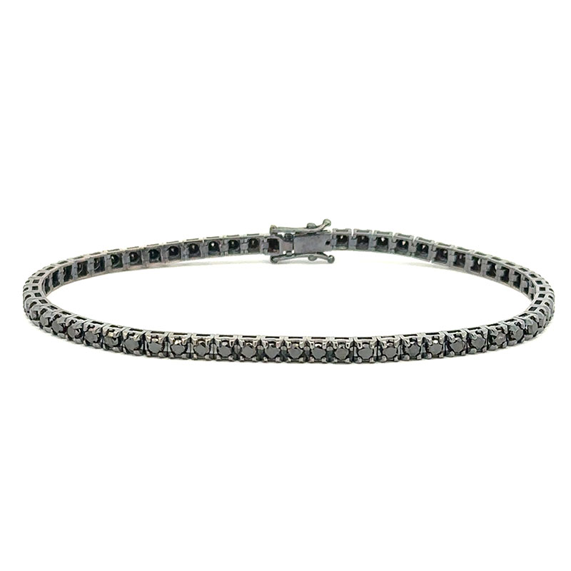 4 Carat Black Diamonds Tennis Bracelet
