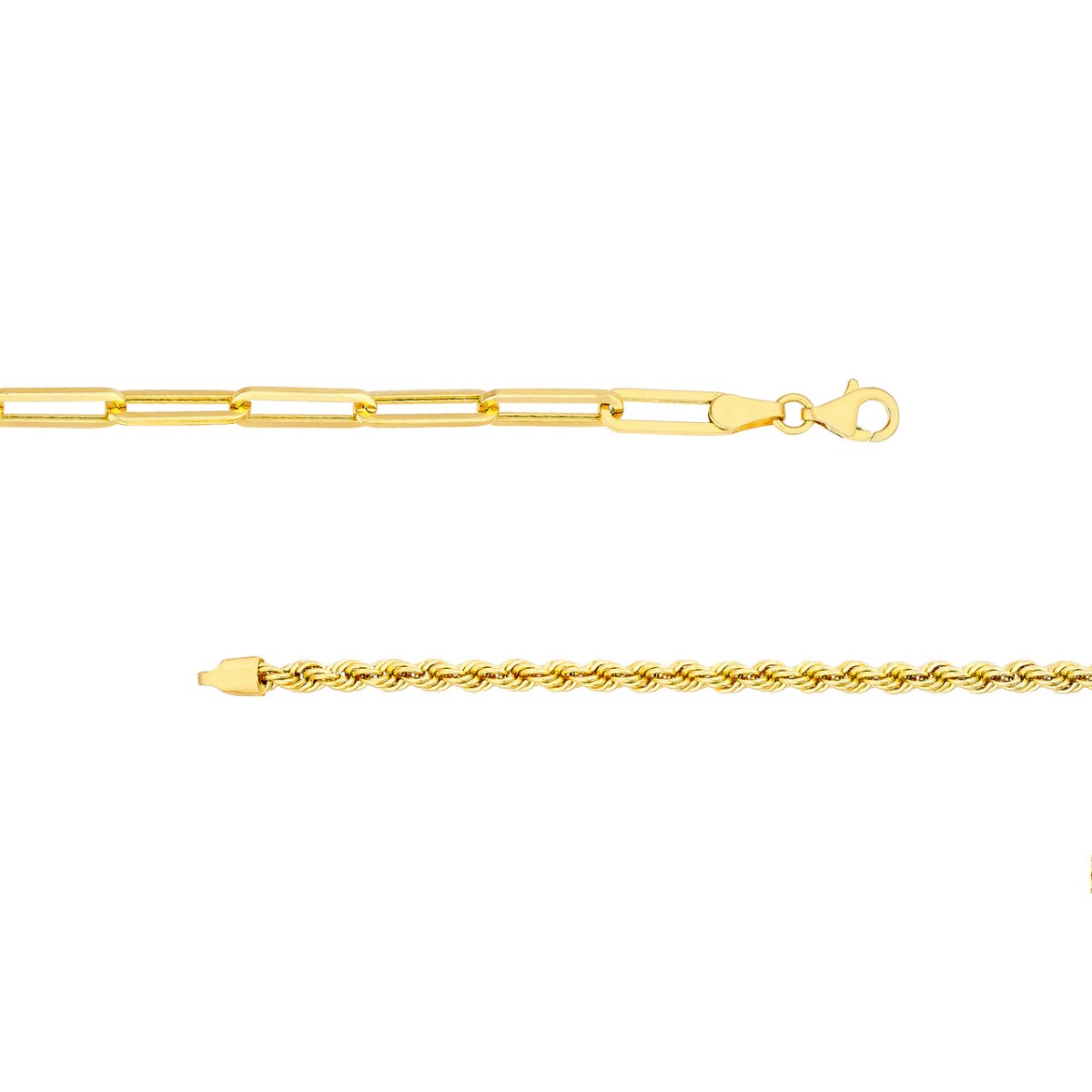 Dual Charm Gold Chain
