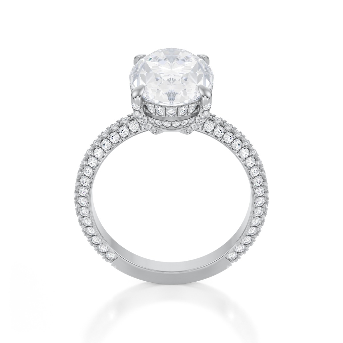 Blake Lively Oval Cut Diamond Engagement Ring