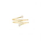 Wraparound Diamond Gold Ring