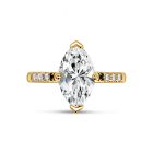 Selena Gomez Marquise Diamond Set Engagement Ring