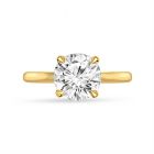 Traditional Four Claw Solitaire Diamond Engagement Ring