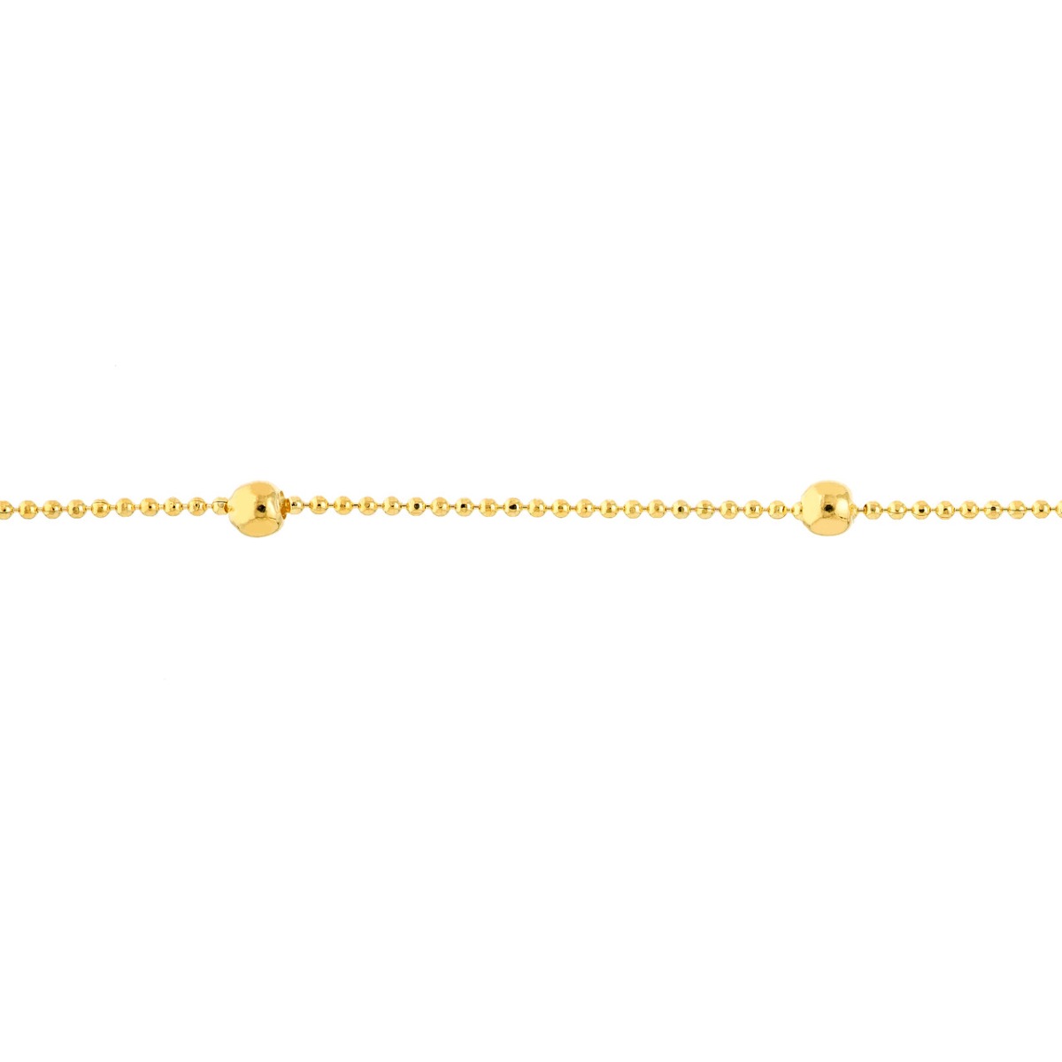 Beads Chain Gold Anklet