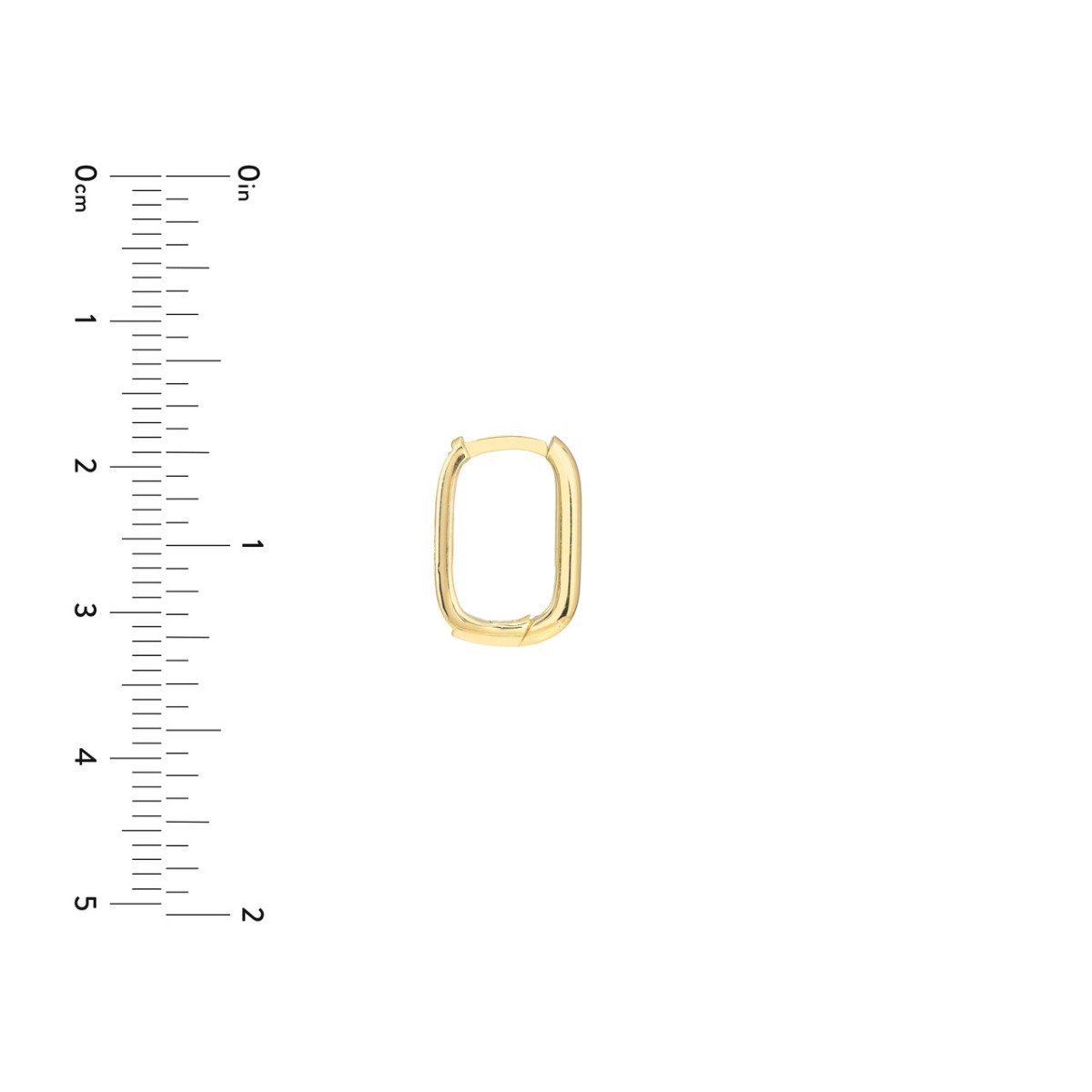 Diamond Channel 12mm Hoop Earrings