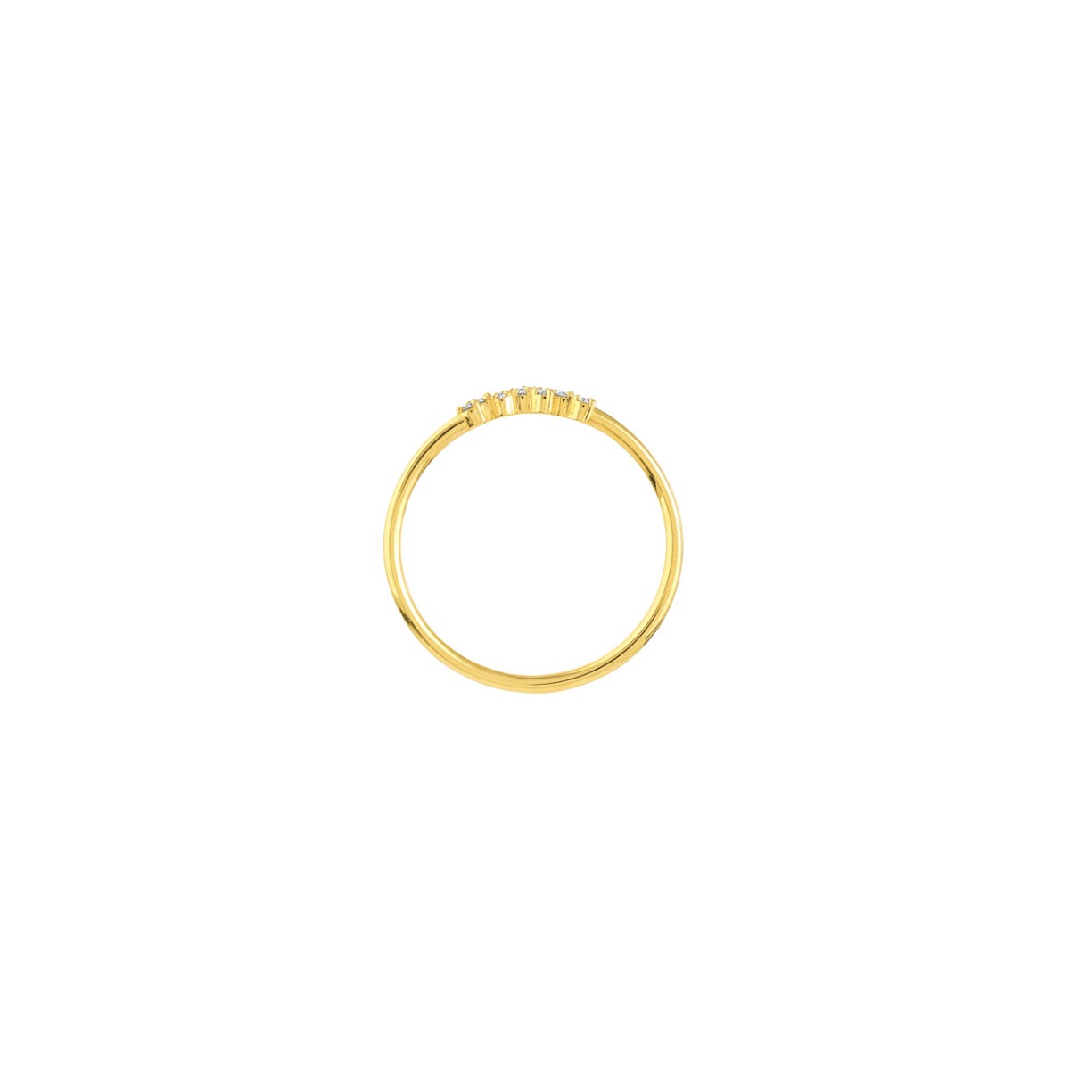 Starlight Diamond Gold Ring