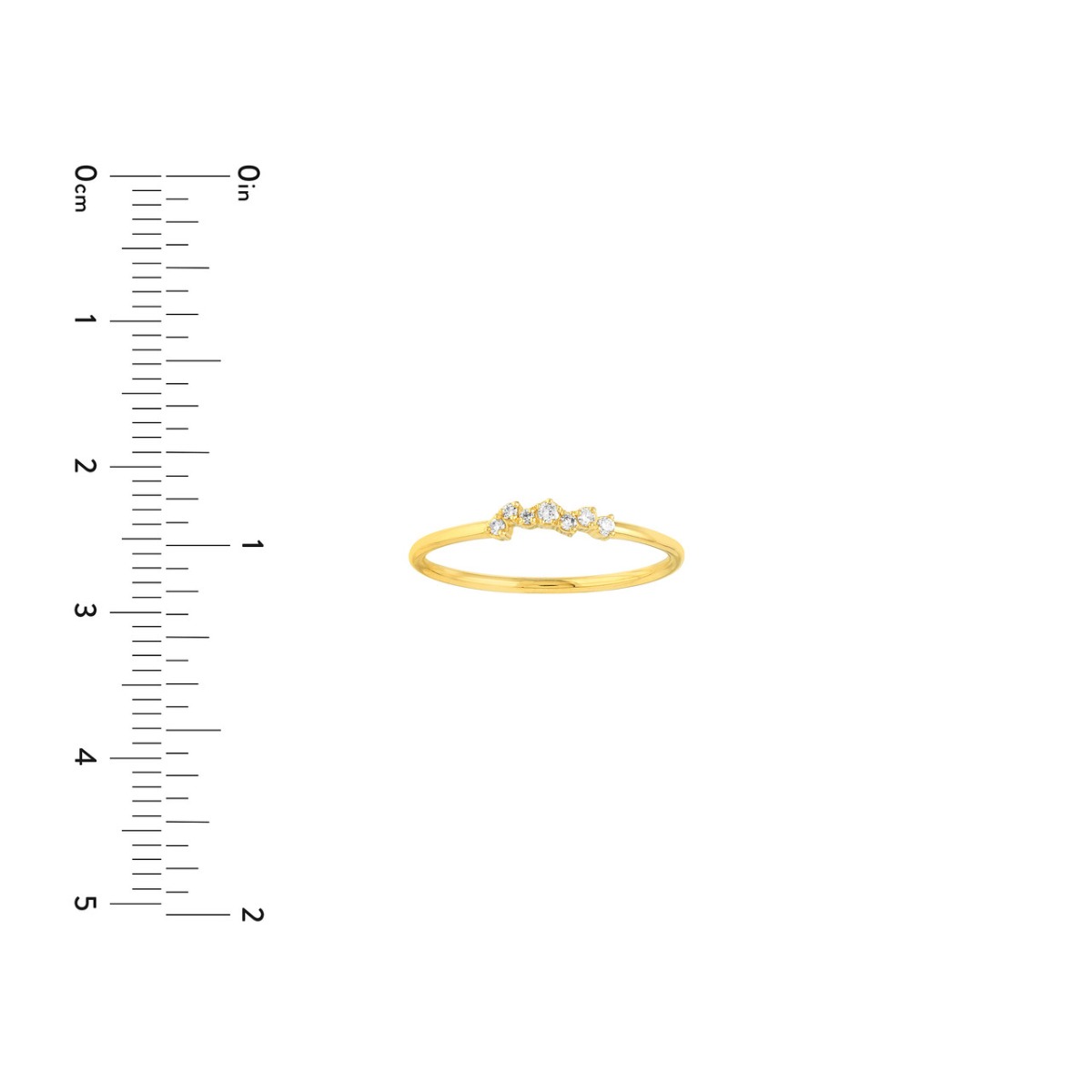 Starlight Diamond Gold Ring