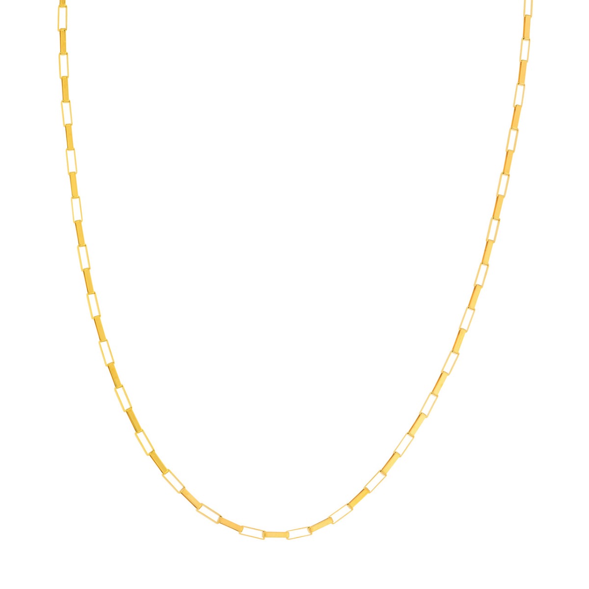Fancy Long Gold Link Box Chain