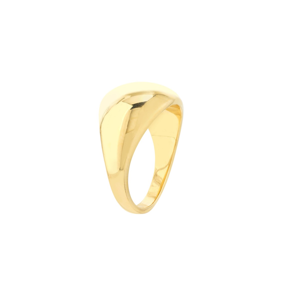 Bold Domed Gold Ring