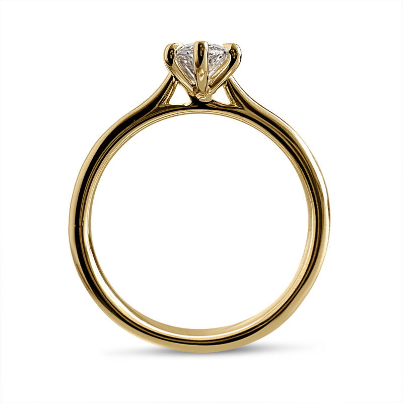 Marquise Lab-Grown Solitaire Style Engagement Ring 