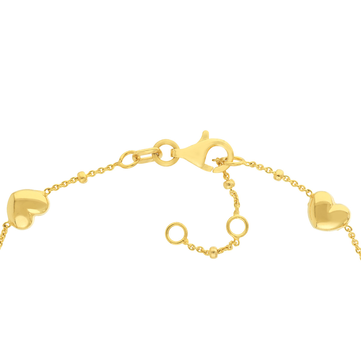 Full Heart Gold Bracelet