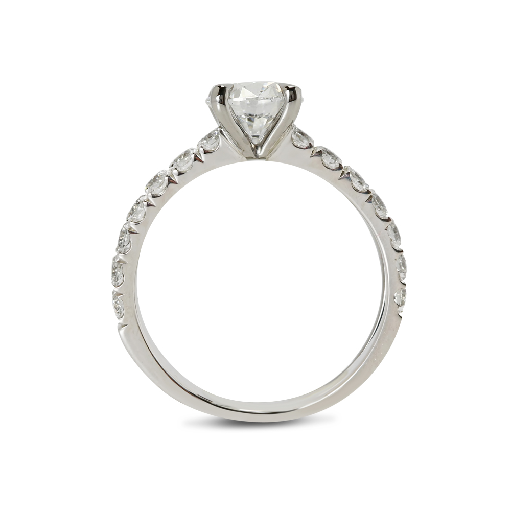 Platinum Bespoke Diamond Set Engagement Ring