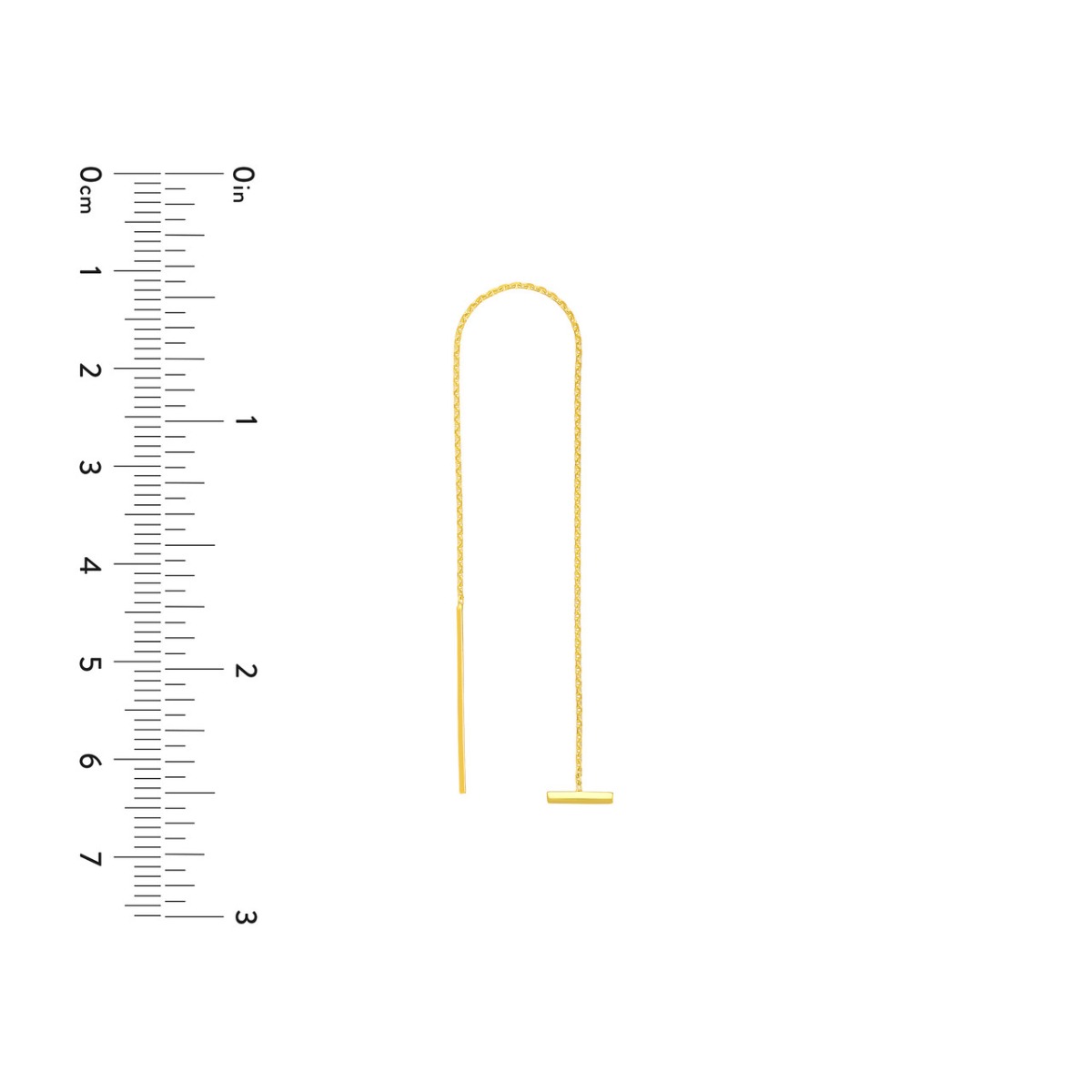 Staple Bar Threader Earrings