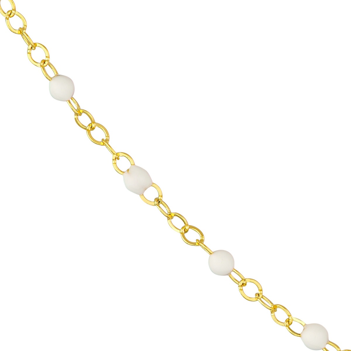 White Whisper Gold Necklace