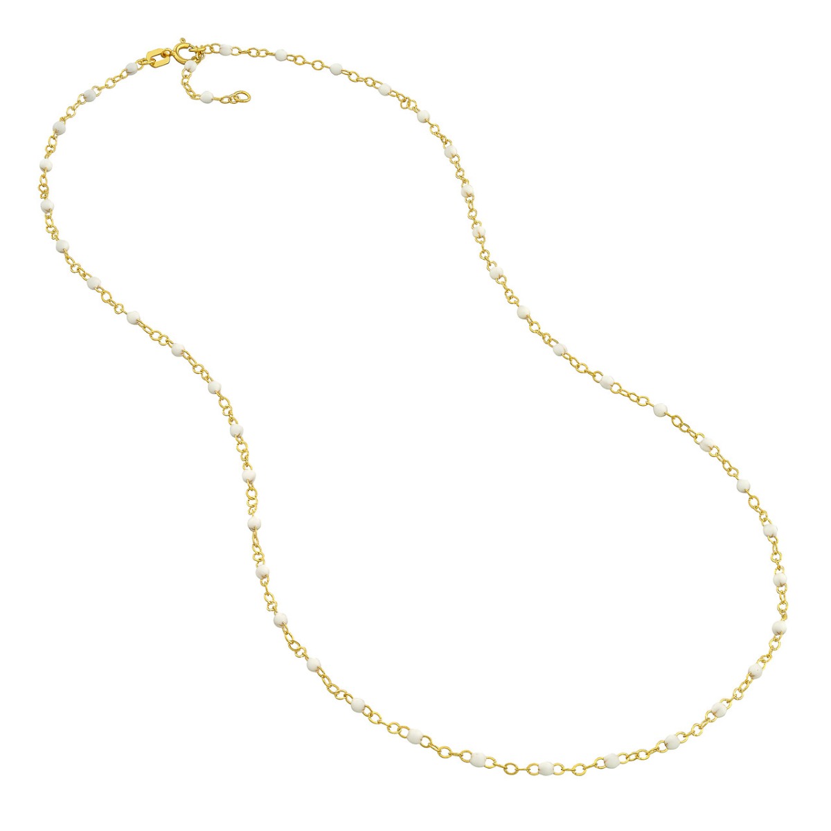 White Whisper Gold Necklace