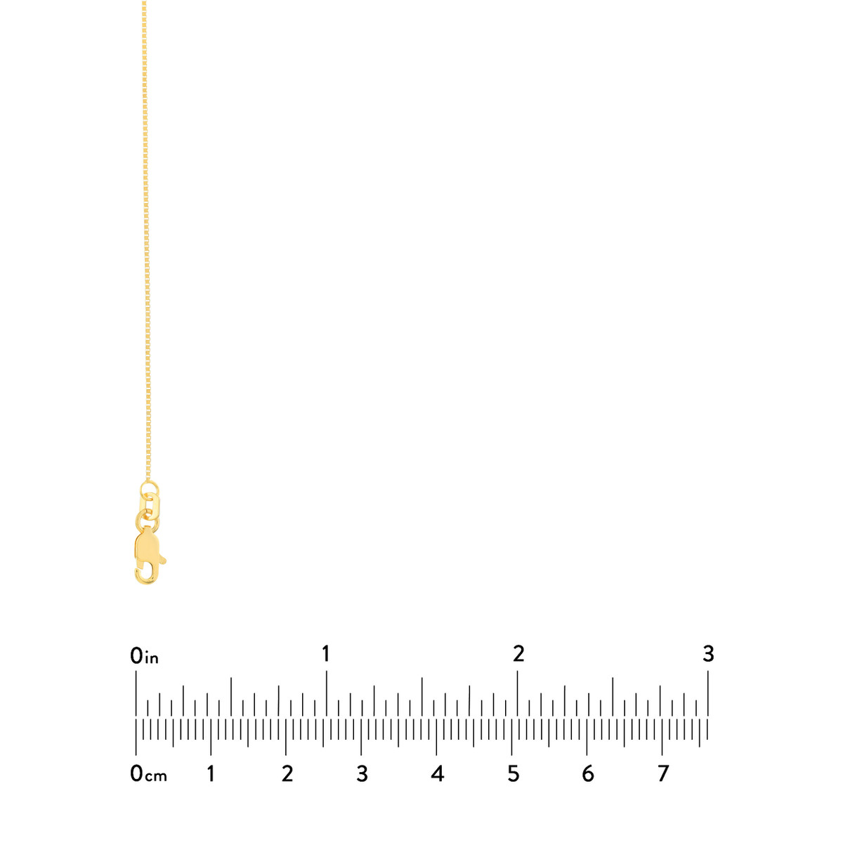 Adjustable Gold Box Chain 