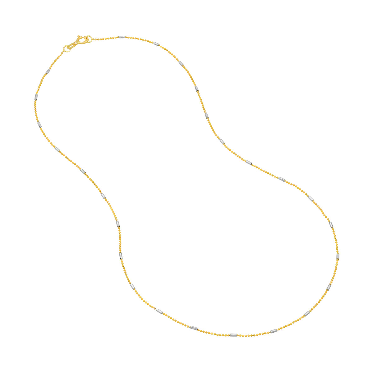 Unique Two-Tone Gold Chain