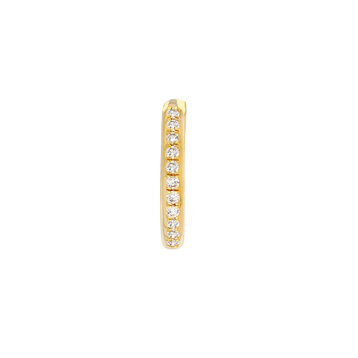 Classic Diamond Gold Huggies