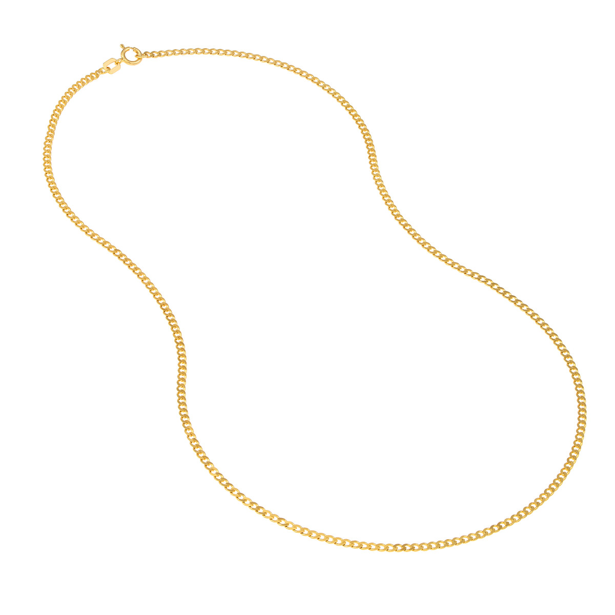 1.95mm Open Curb Gold Chain