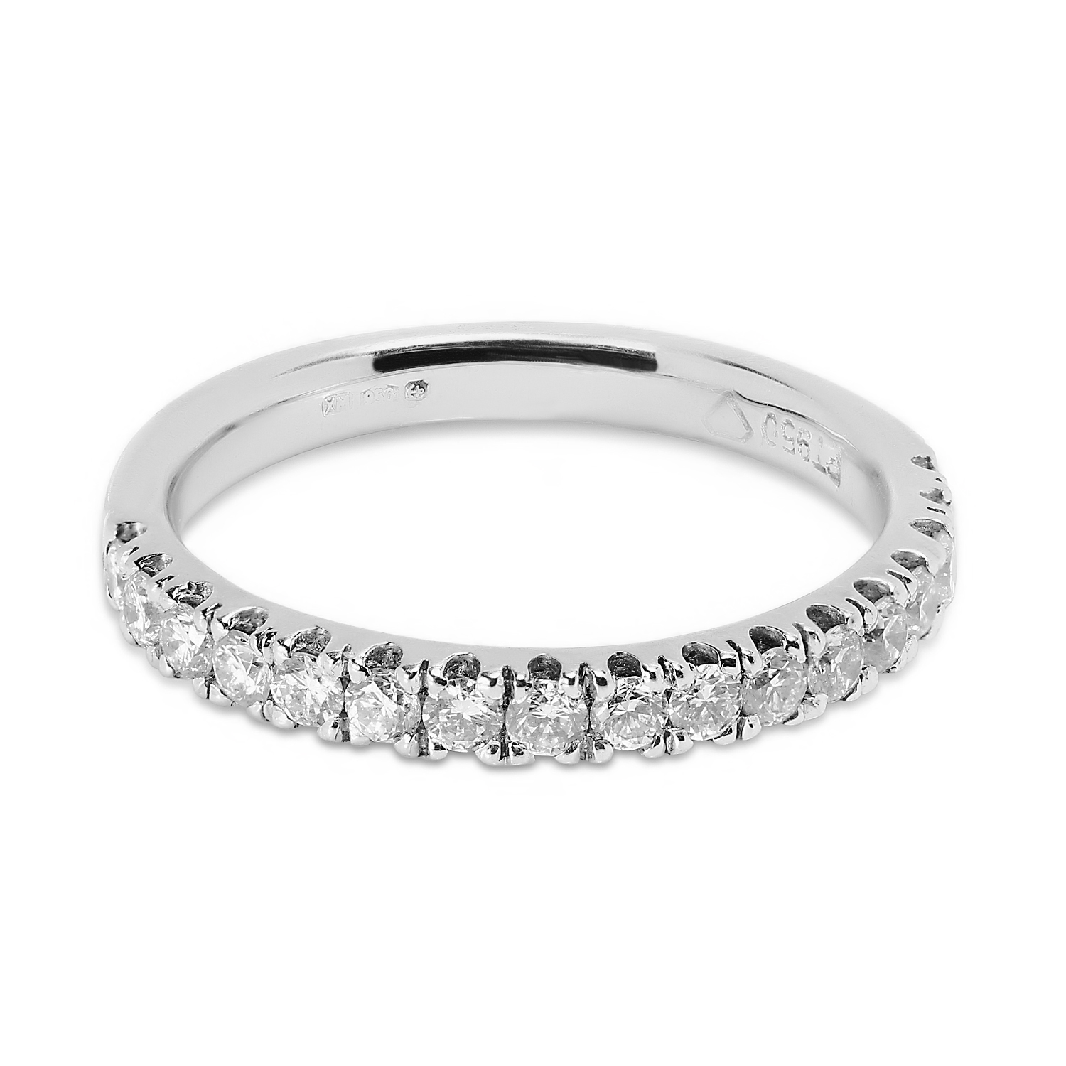 Classic 2.5mm Micro Set Diamond Wedding Ring