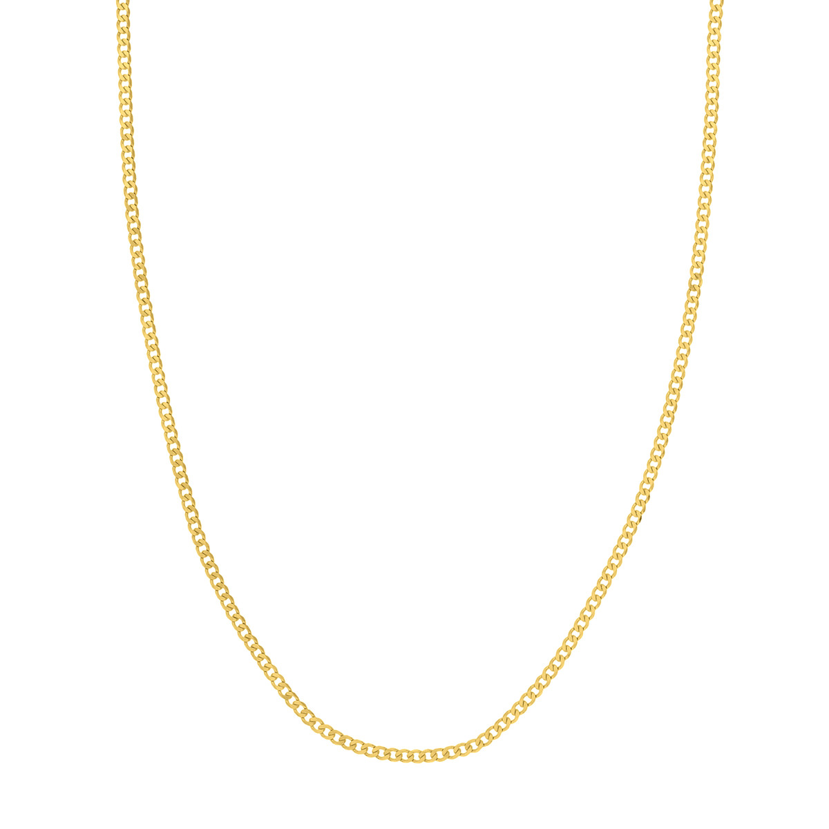 2.70mm Open Curb Gold Chain