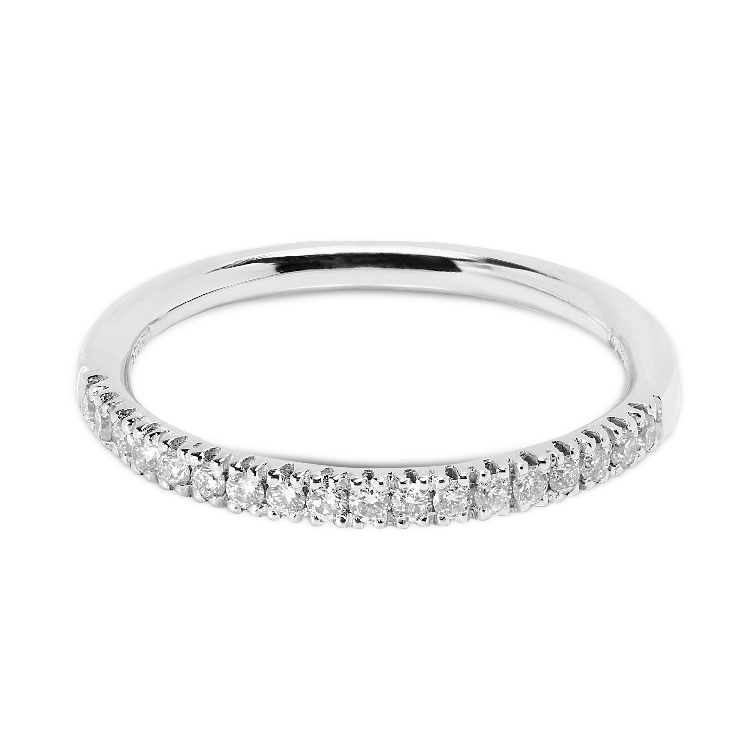 Classic 2mm Micro Set Diamond Wedding Ring