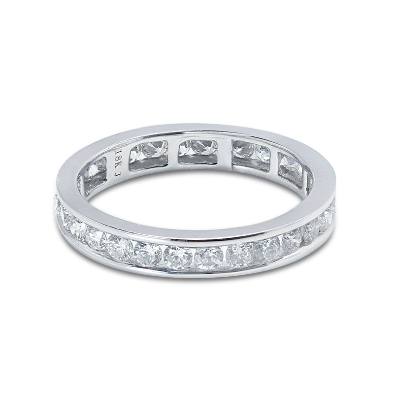 3mm Channel Setting Diamond Eternity Ring