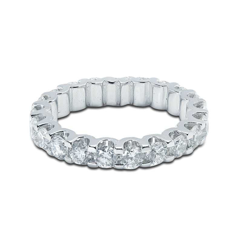 Diamond Eternity Ring Micro Set 3mm 2ct