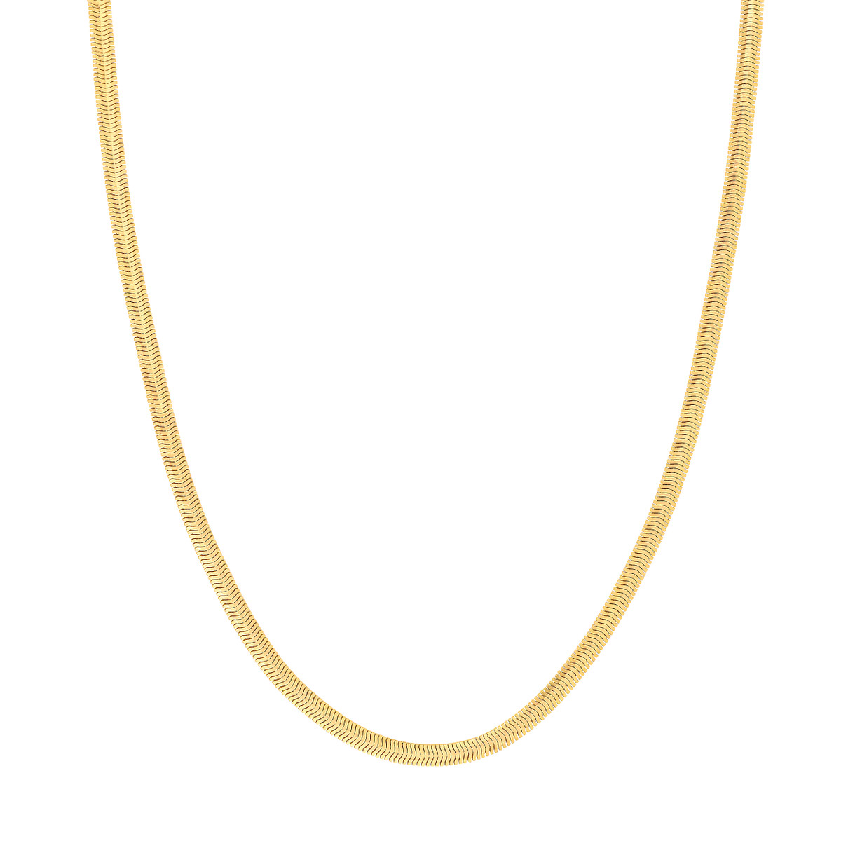 Graceful Snake Gold Chain