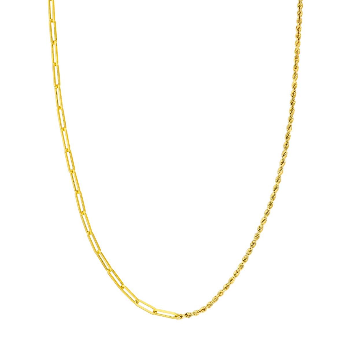 Dual Charm Gold Chain