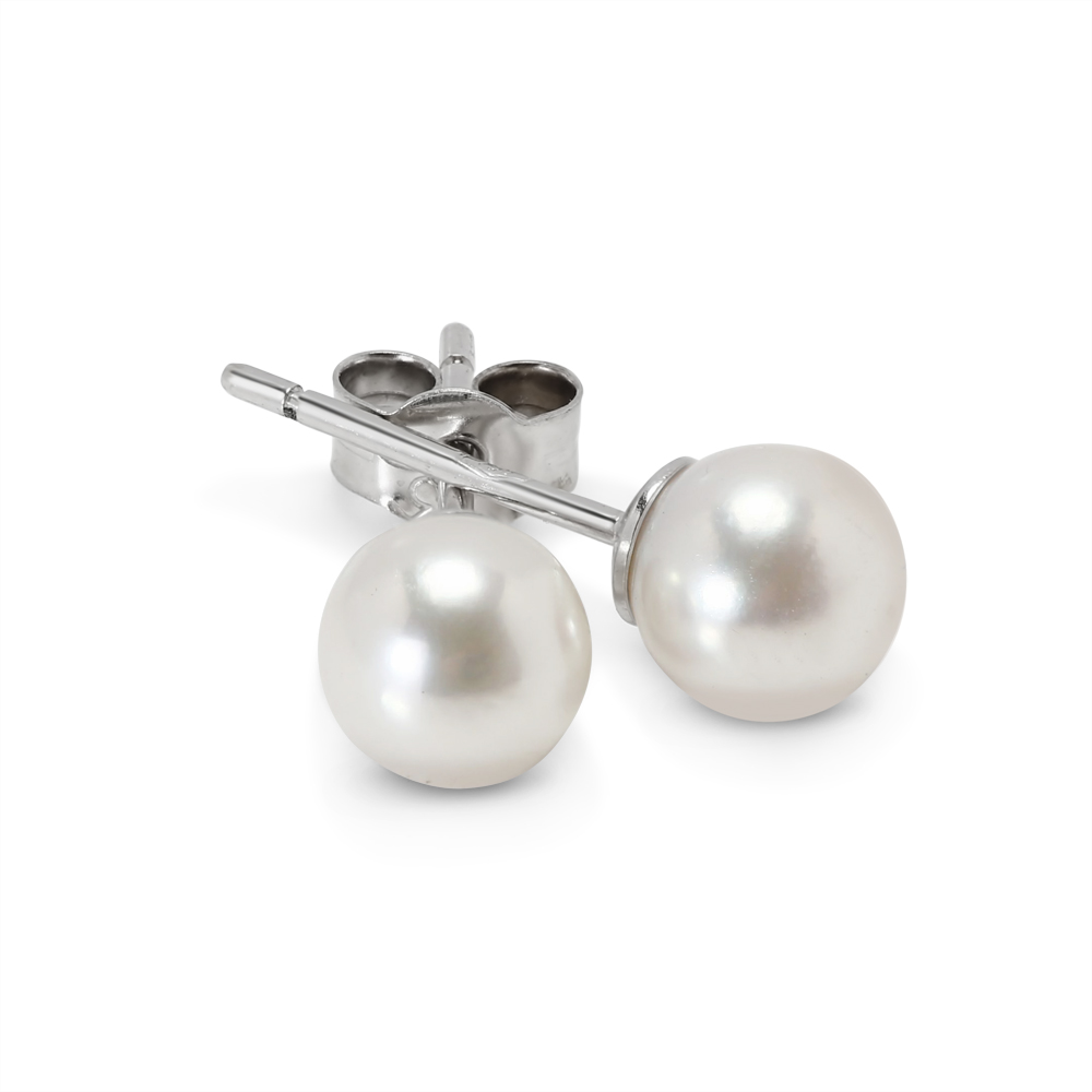 6mm Pearl Earring Studs