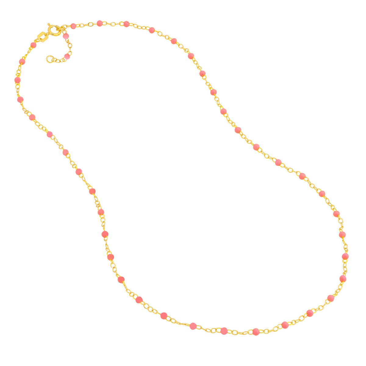 Pink Haze Gold Necklace